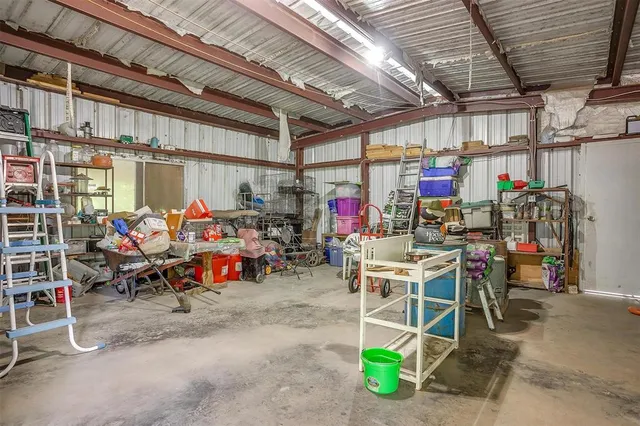 a view of a chairs in a room