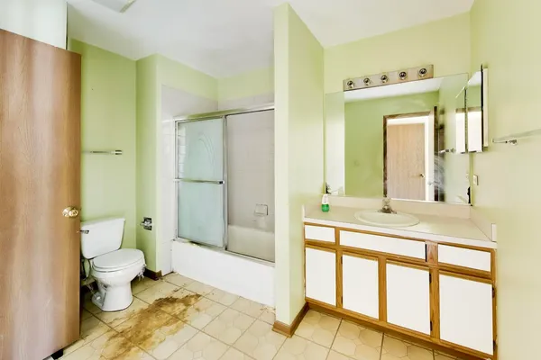 a view of small space with racks on the wall