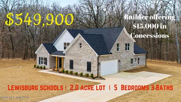$549,900 | 2737 Highwoods Drive, Byhalia, MS 38611