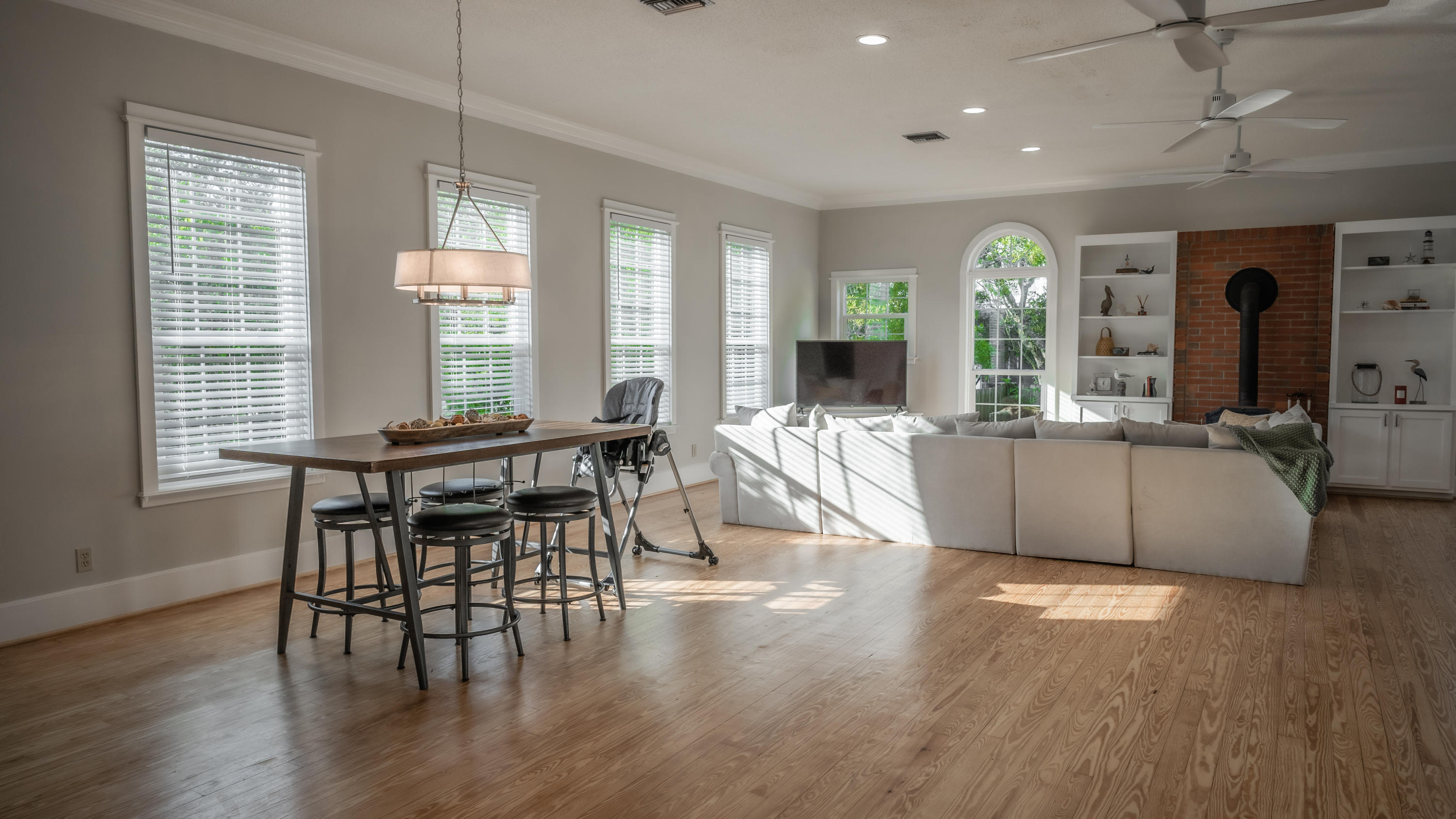 8103 East County Highway 30A Inlet Beach, FL 32461 - Photo 19 of 46 a living room with furniture and a large window