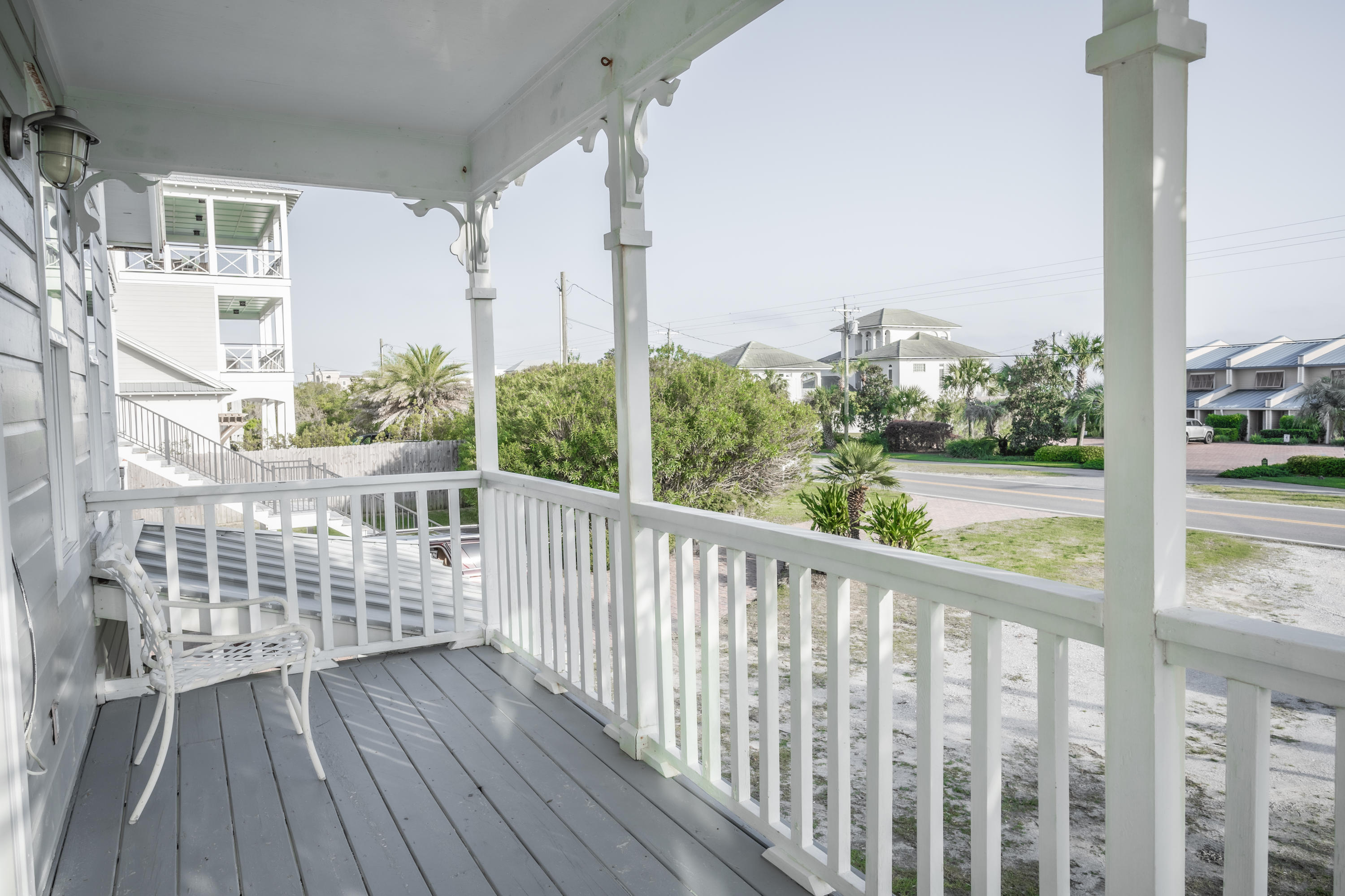 8103 East County Highway 30A Inlet Beach, FL 32461 - Photo 26 of 46 a view of a balcony with wooden floor