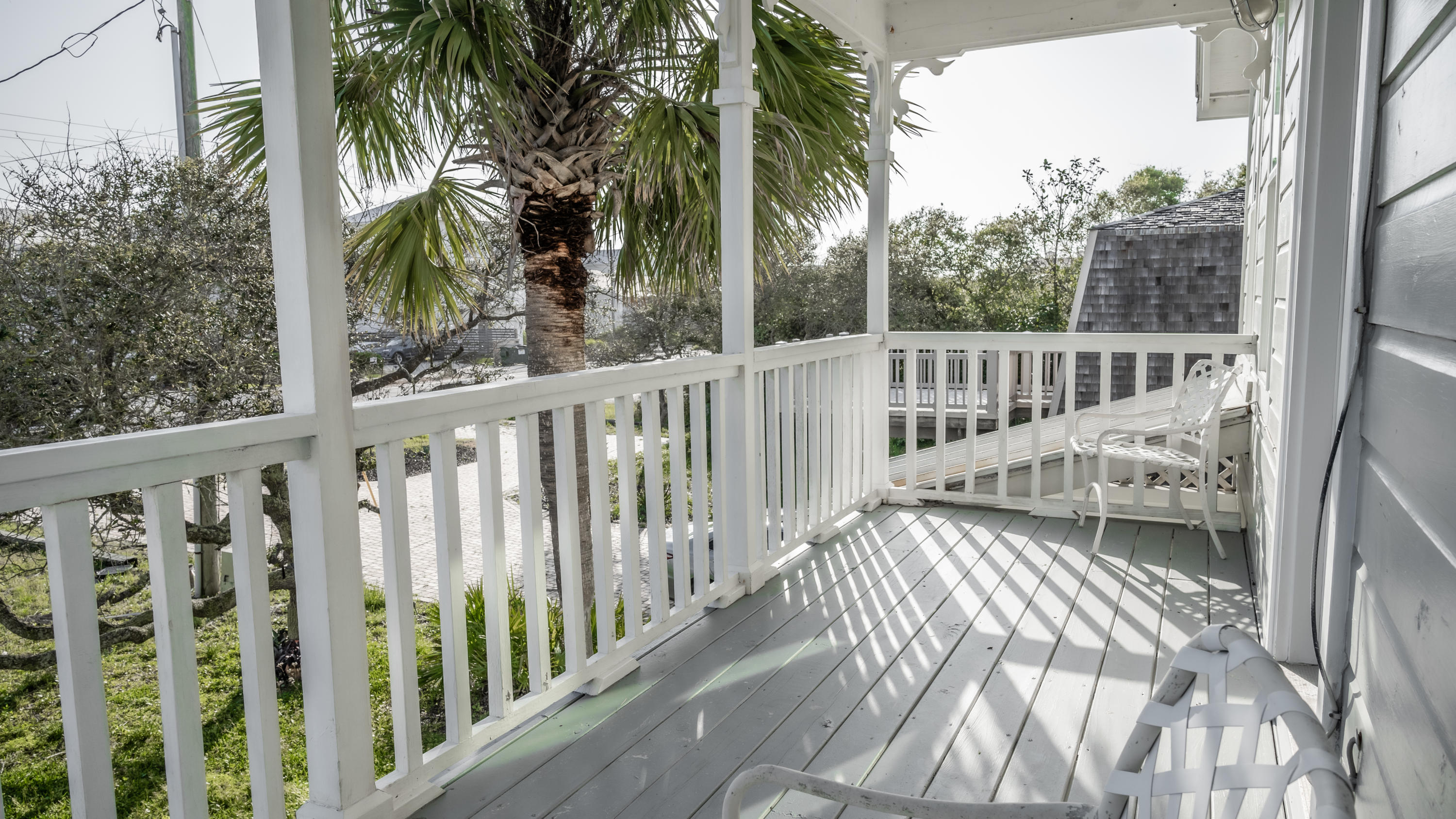 8103 East County Highway 30A Inlet Beach, FL 32461 - Photo 27 of 46 a view of a balcony with wooden floor