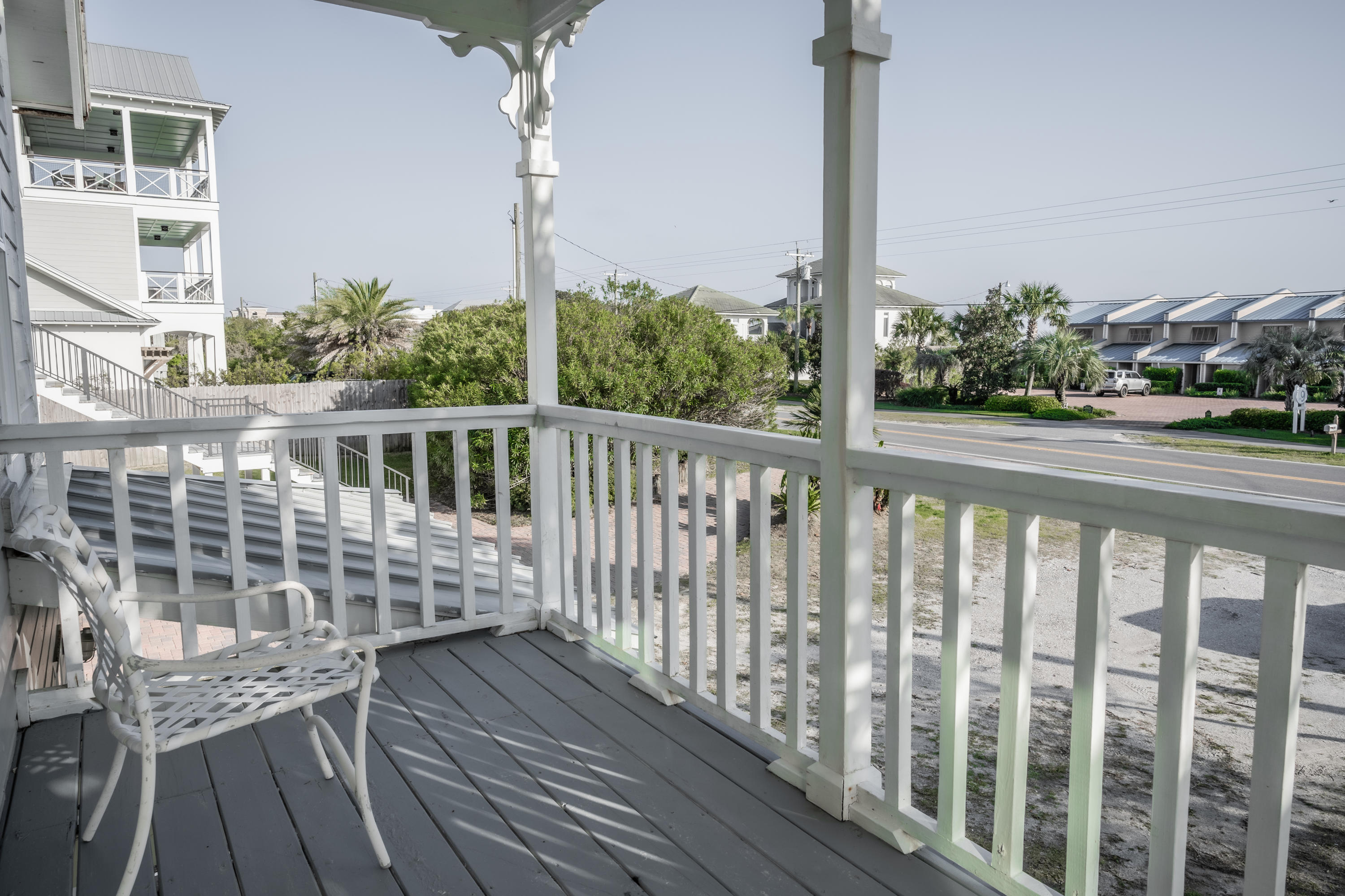 8103 East County Highway 30A Inlet Beach, FL 32461 - Photo 28 of 46 a view of a balcony with wooden floor