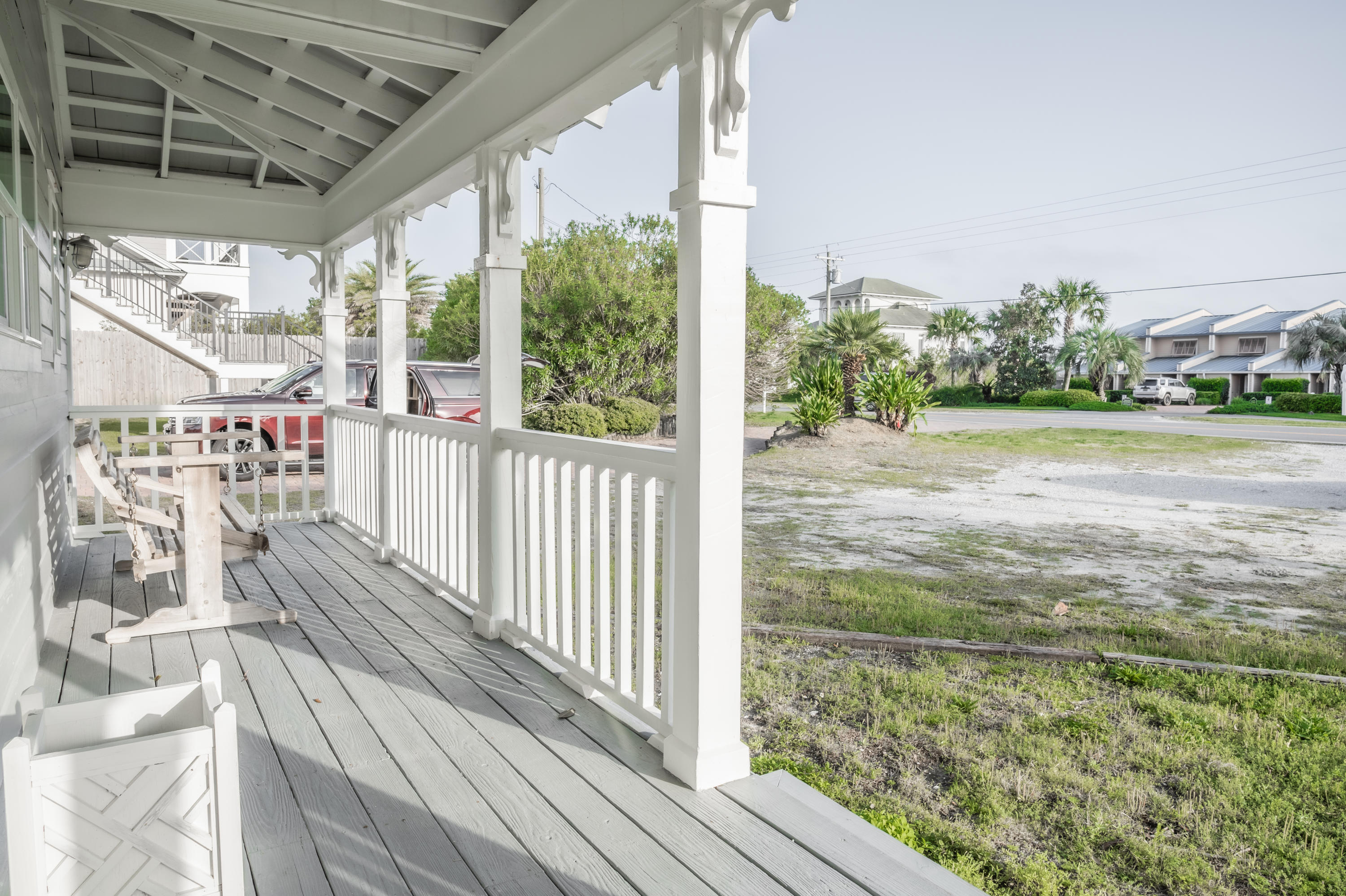 8103 East County Highway 30A Inlet Beach, FL 32461 - Photo 44 of 46 a view of a balcony with wooden floor