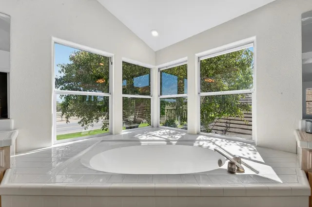 a view of city from a balcony