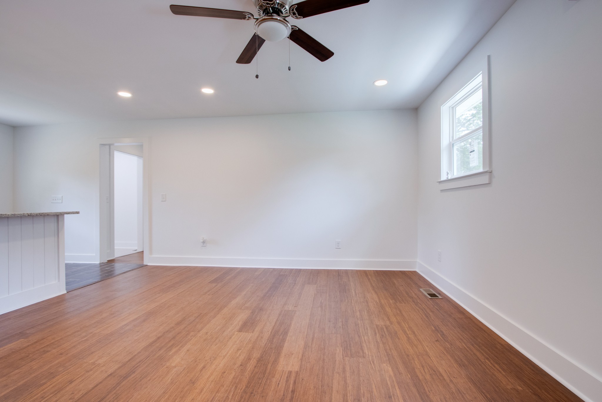 300 Randy Road Madison, TN 37115 - Photo 5 of 36 a view of empty room with wooden floor and fan