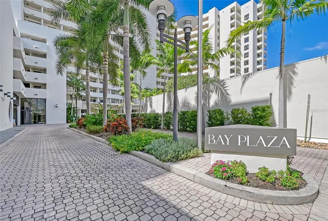 a front view of a building