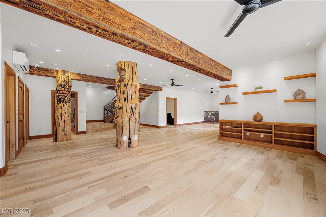 4927 Snow White Road Mount Charleston, NV 89124 - Photo 38 of 65 Cherrywood shelving, custom accent logs and Uponor Hydronic Radiant Floor heating throughout the house