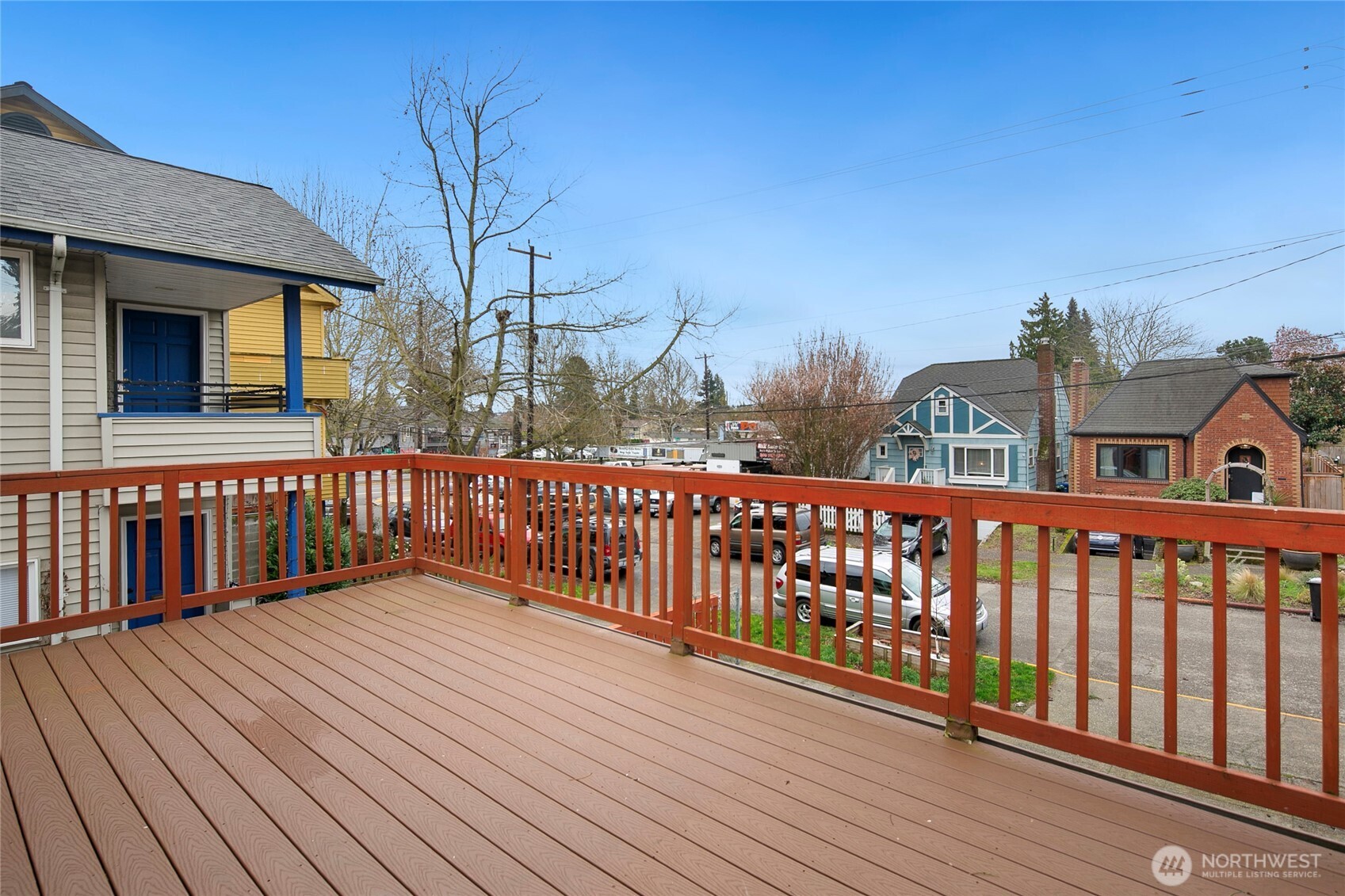 942 North 82nd Street Seattle, WA 98103 - Photo 13 of 16 a balcony with wooden floor