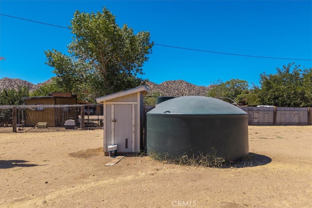 5175 Tom Mix Road Pioneertown, CA 92268 - Photo 42 of 58 a view of a backyard