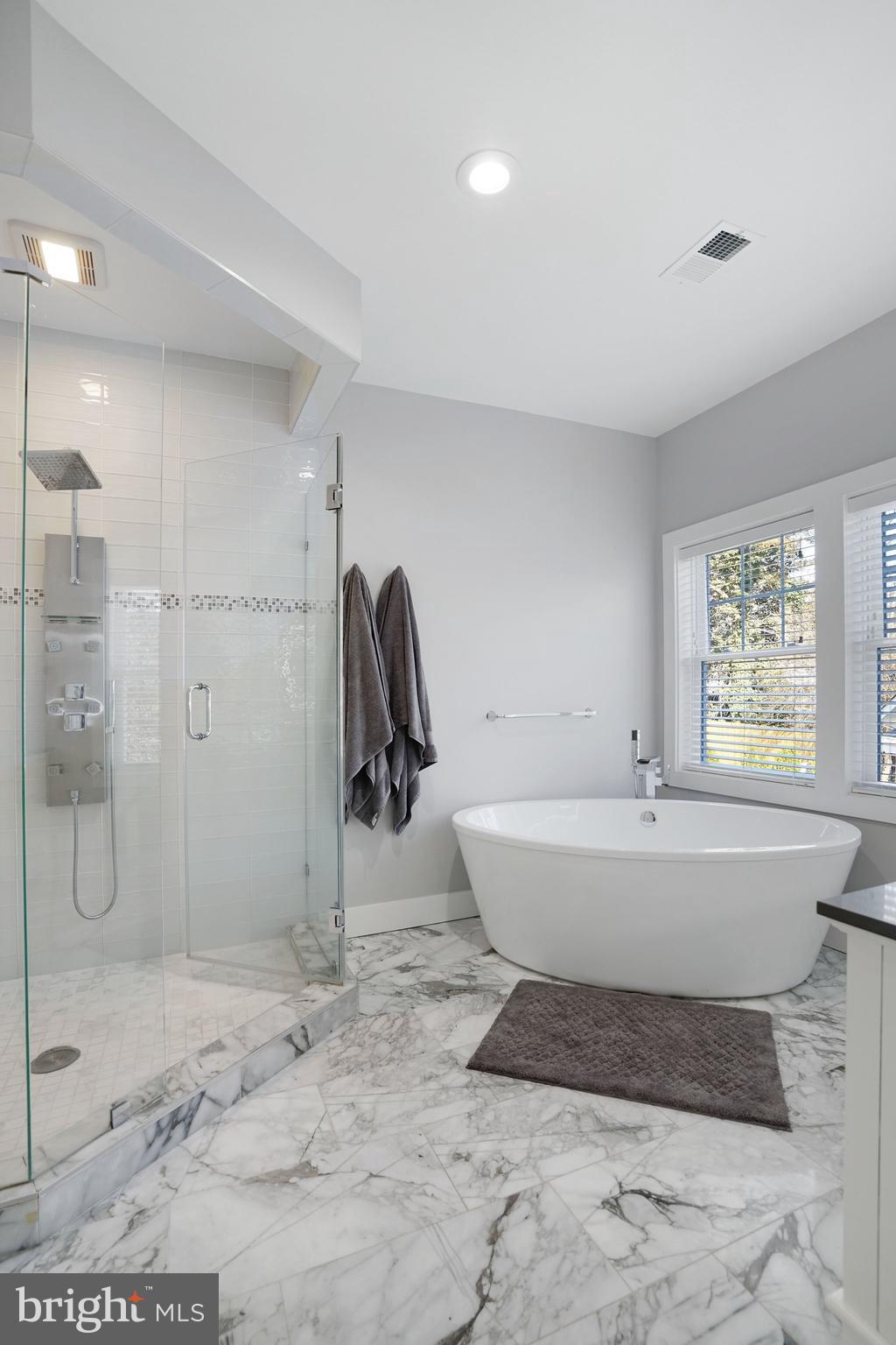 3731 Duke Street Alexandria, VA 22304 - Photo 26 of 57 a bathroom with a bathtub and a shower