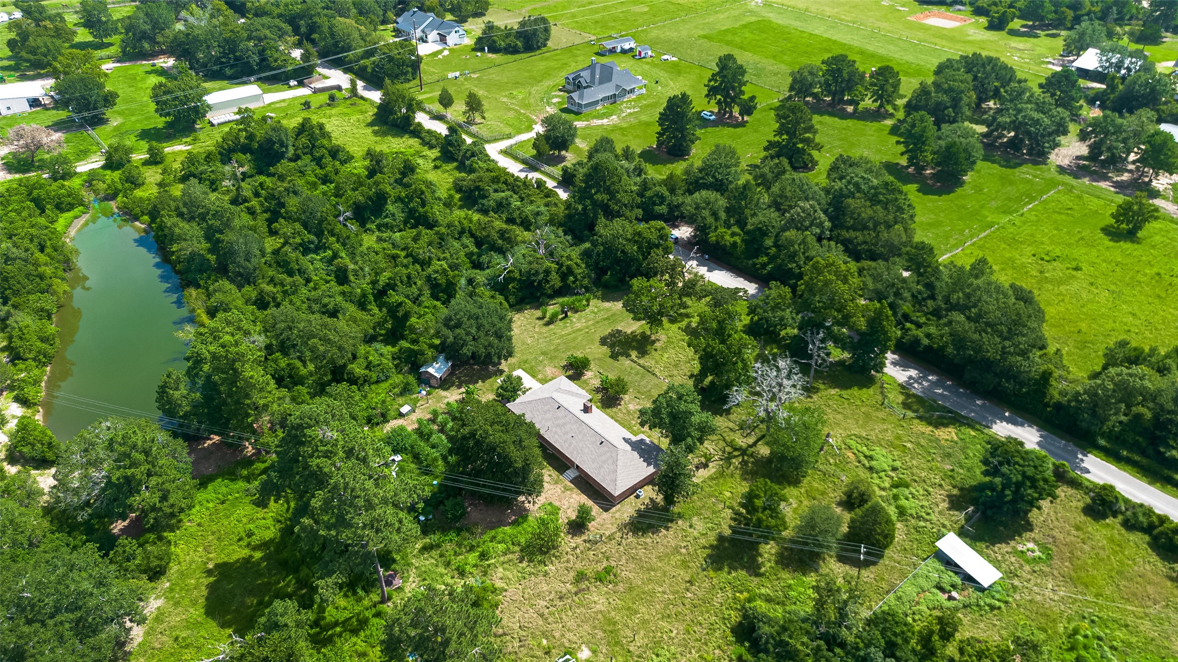 30525 Hegar Road Hockley, TX 77447 - Photo 40 of 49 an aerial view of a house with a yard