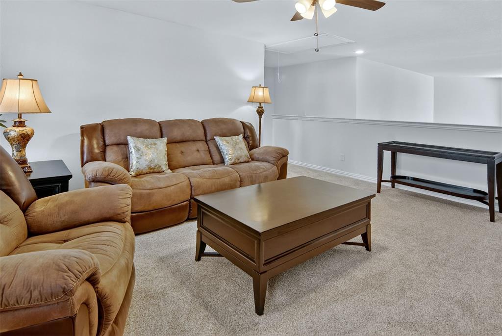 157 Misty Mountain Lane Rhome, TX 76078 - Photo 24 of 40 second floor living room overlooking the downstairs