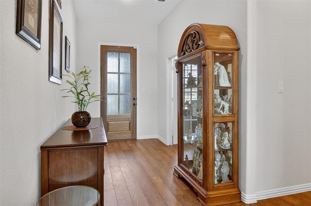 157 Misty Mountain Lane Rhome, TX 76078 - Photo 4 of 40 Entryway featuring hardwood / wood-style floors