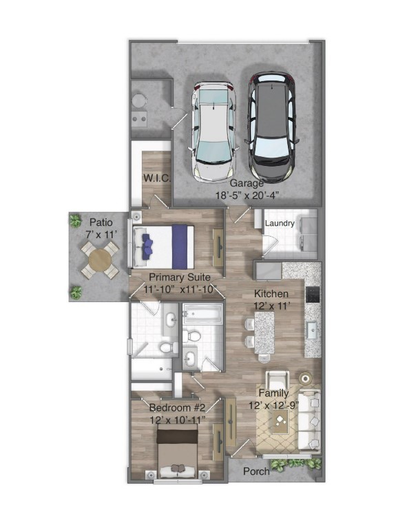 629 Canvas Avenue Fulshear, TX 77441 - Photo 10 of 10 a picture of a floor plan