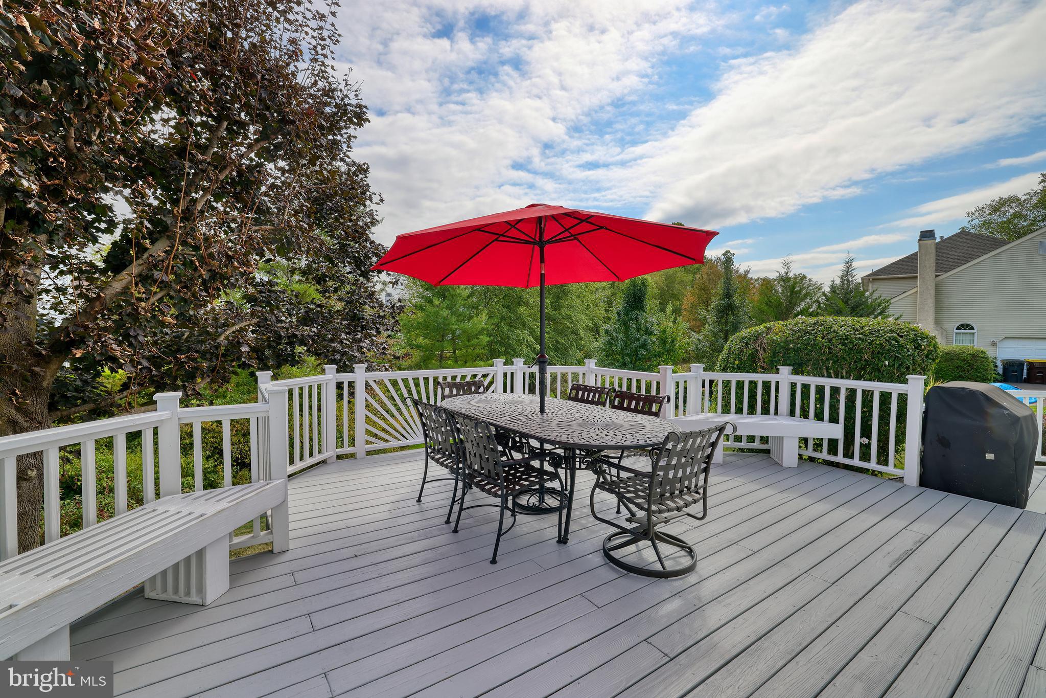 4925 Redfield Road Doylestown, PA 18902 - Photo 13 of 53 a view of balcony with deck and patio