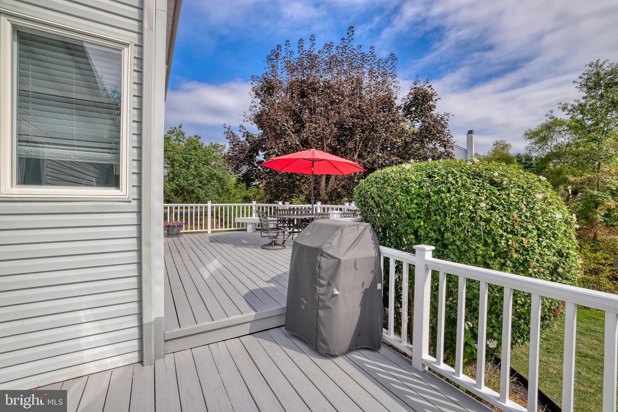 4925 Redfield Road Doylestown, PA 18902 - Photo 15 of 53 a view of a balcony with wooden floor