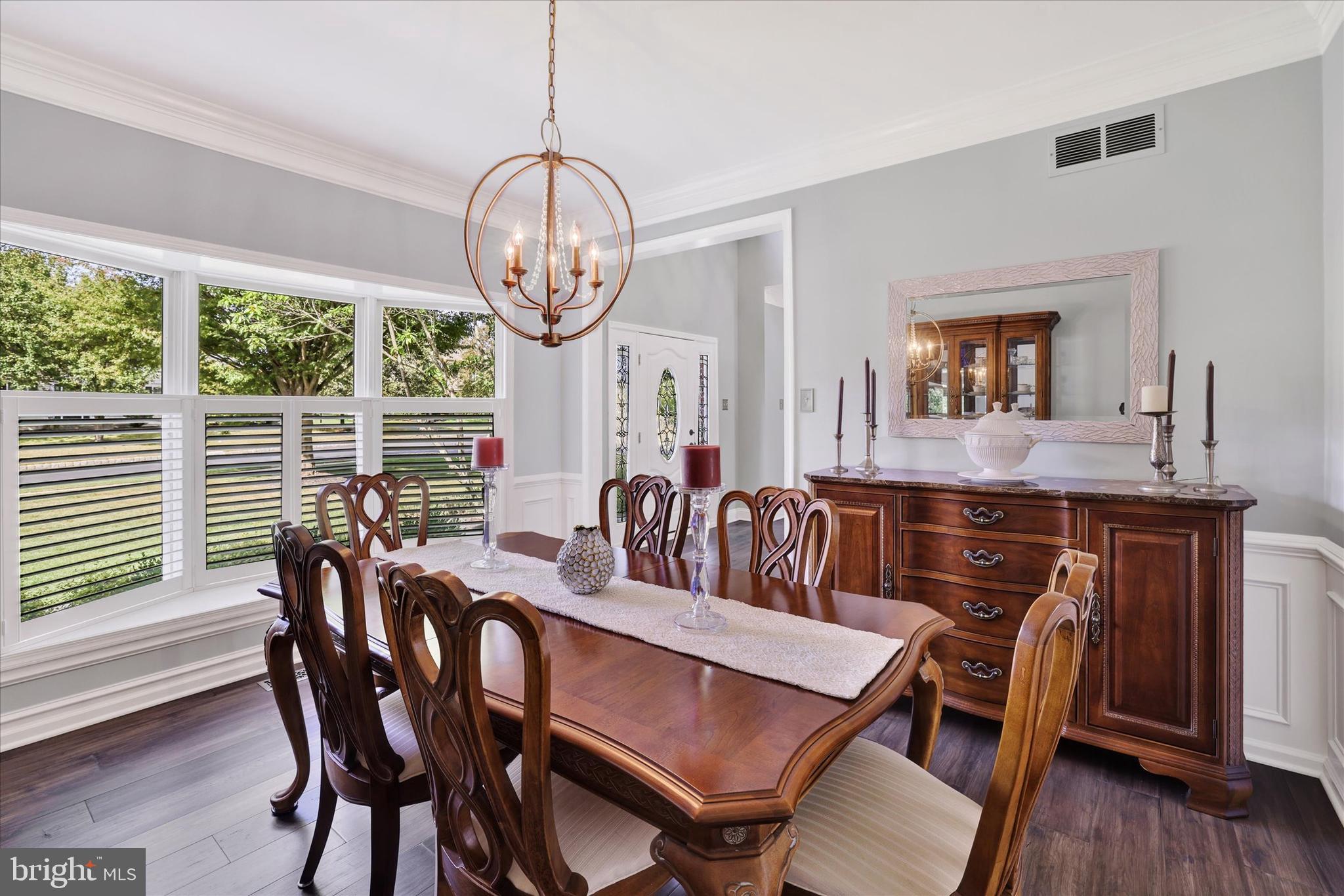 4925 Redfield Road Doylestown, PA 18902 - Photo 22 of 53 a view of a dining room with furniture window and wooden floor