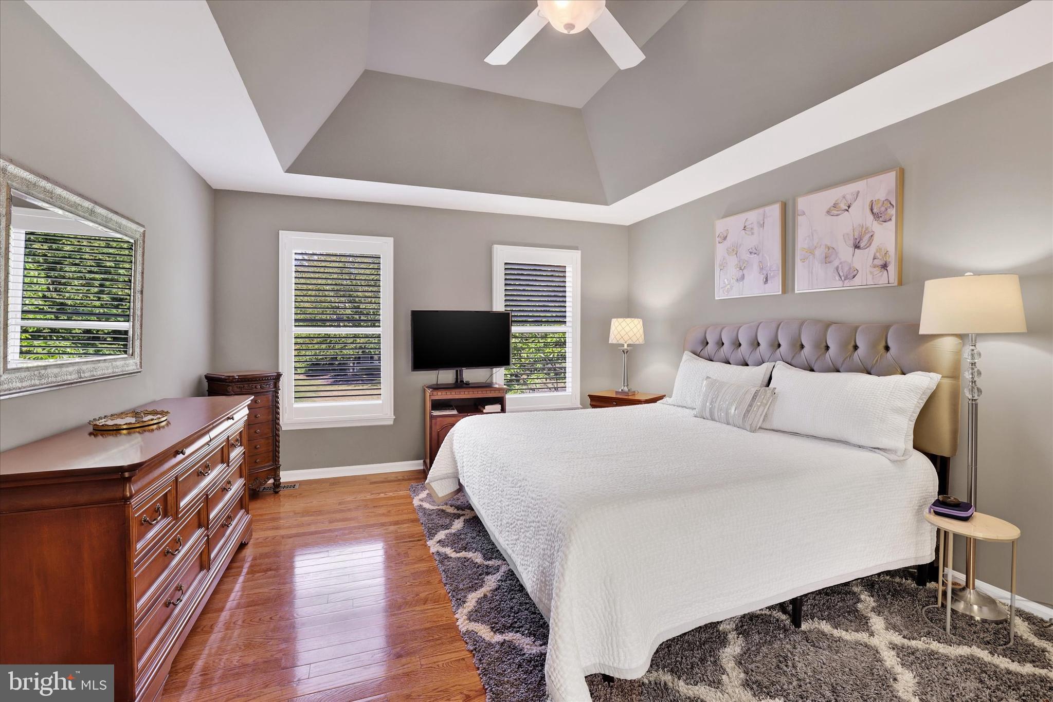 4925 Redfield Road Doylestown, PA 18902 - Photo 36 of 53 a bedroom with a bed and a flat screen tv