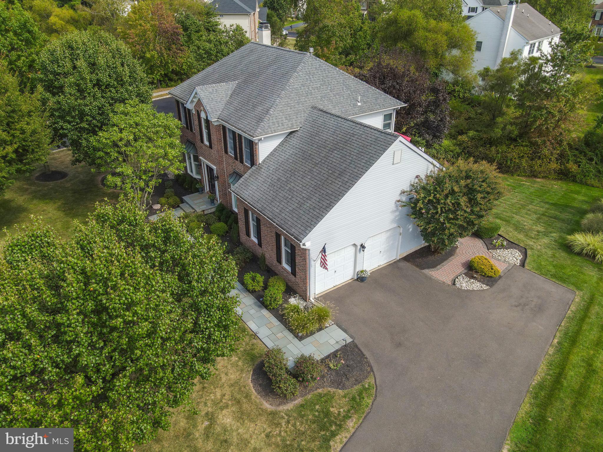 4925 Redfield Road Doylestown, PA 18902 - Photo 8 of 53 an aerial view of a house with a yard