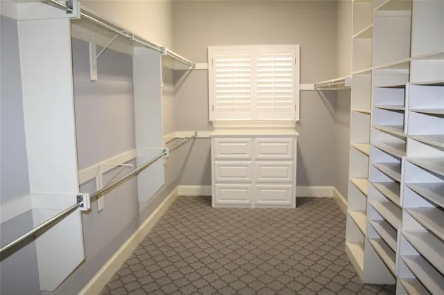 a view of walk in closet