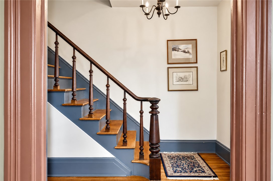 1479 Creek Street Rochester, NY 14625 - Photo 8 of 50 ONE OF 2-SETS OF STAIRS TO THE 2ND FLOOR BEDROOMS
