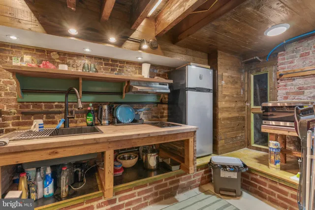 a view of storage and utility room