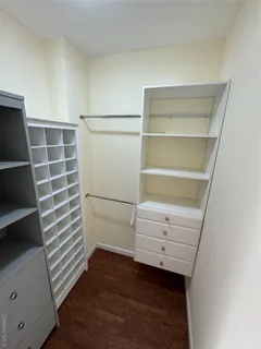 a view of walk in closet