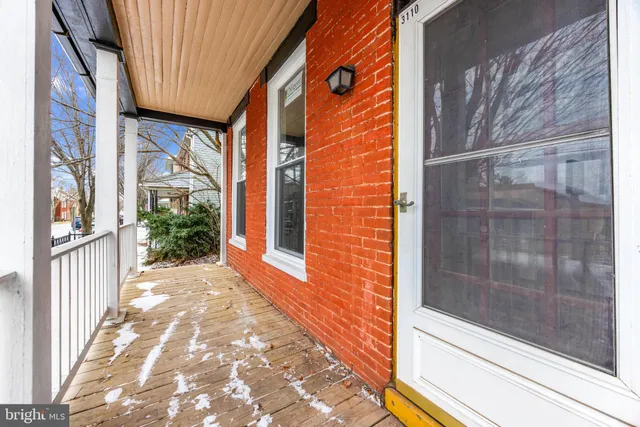 a view of a door of the house