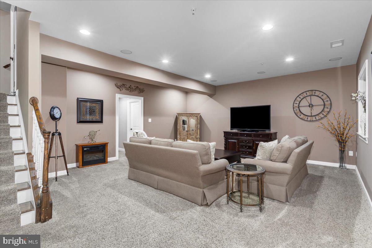 3937 Cephas Child Road Doylestown, PA 18902 - Photo 25 of 47 Finished Lower Level w/ Recessed Lighting