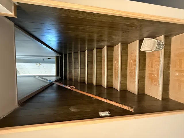 a view of empty room