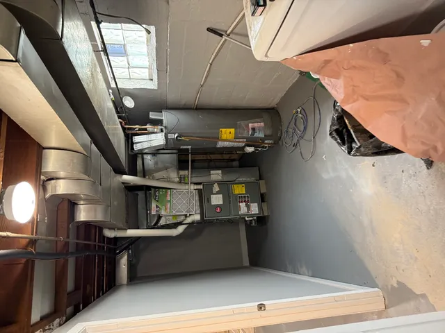 a view of a living room with furniture