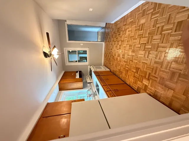 view of pool with chair