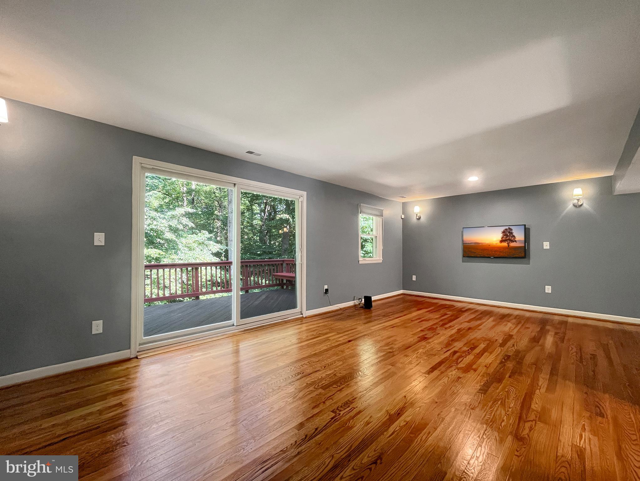 8802 Cameo Square Springfield, VA 22152 - Photo 13 of 50 Walkout to Deck Overlooking Trees