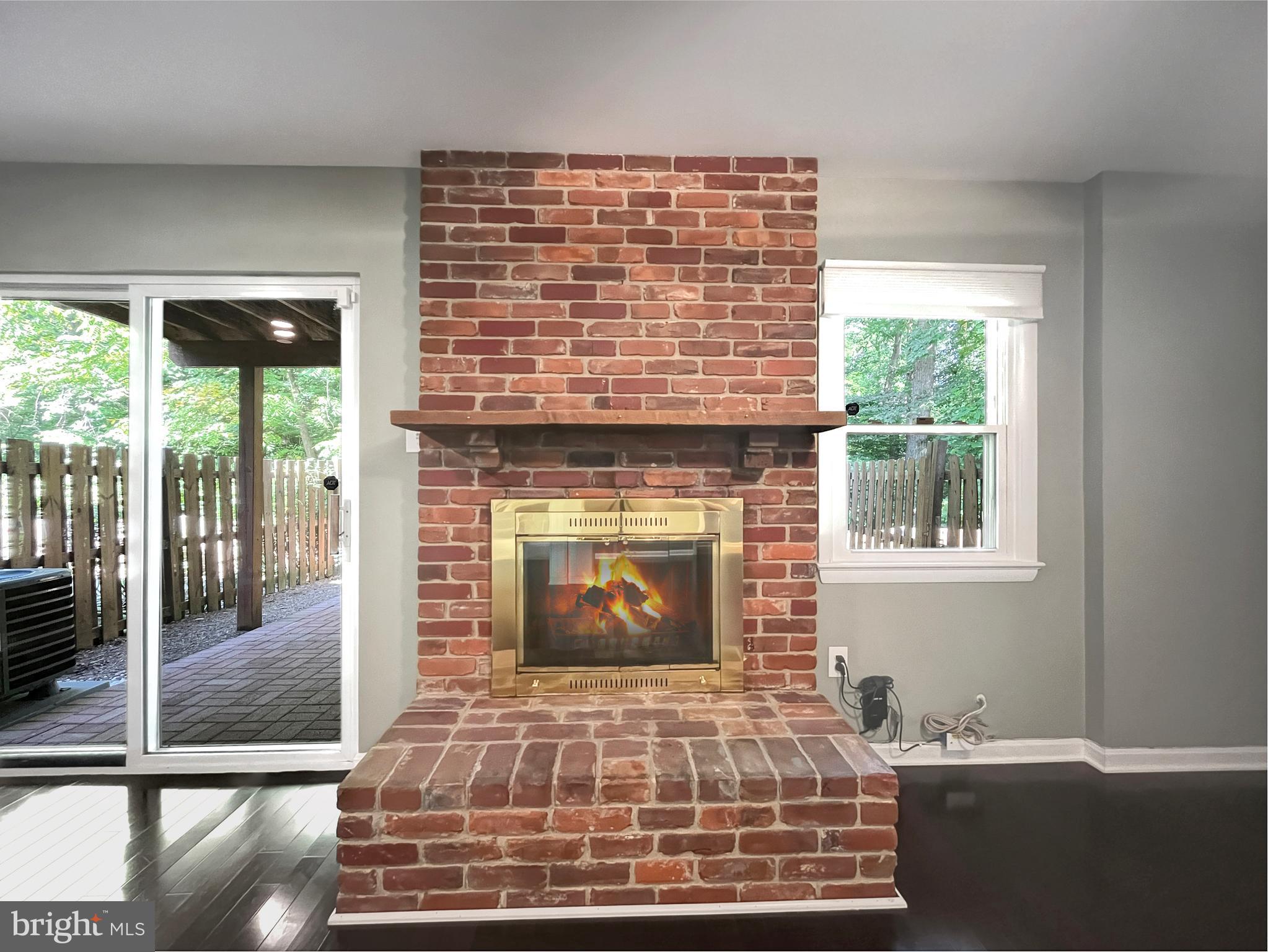 8802 Cameo Square Springfield, VA 22152 - Photo 31 of 50 Lower Level Wood burning Fireplace