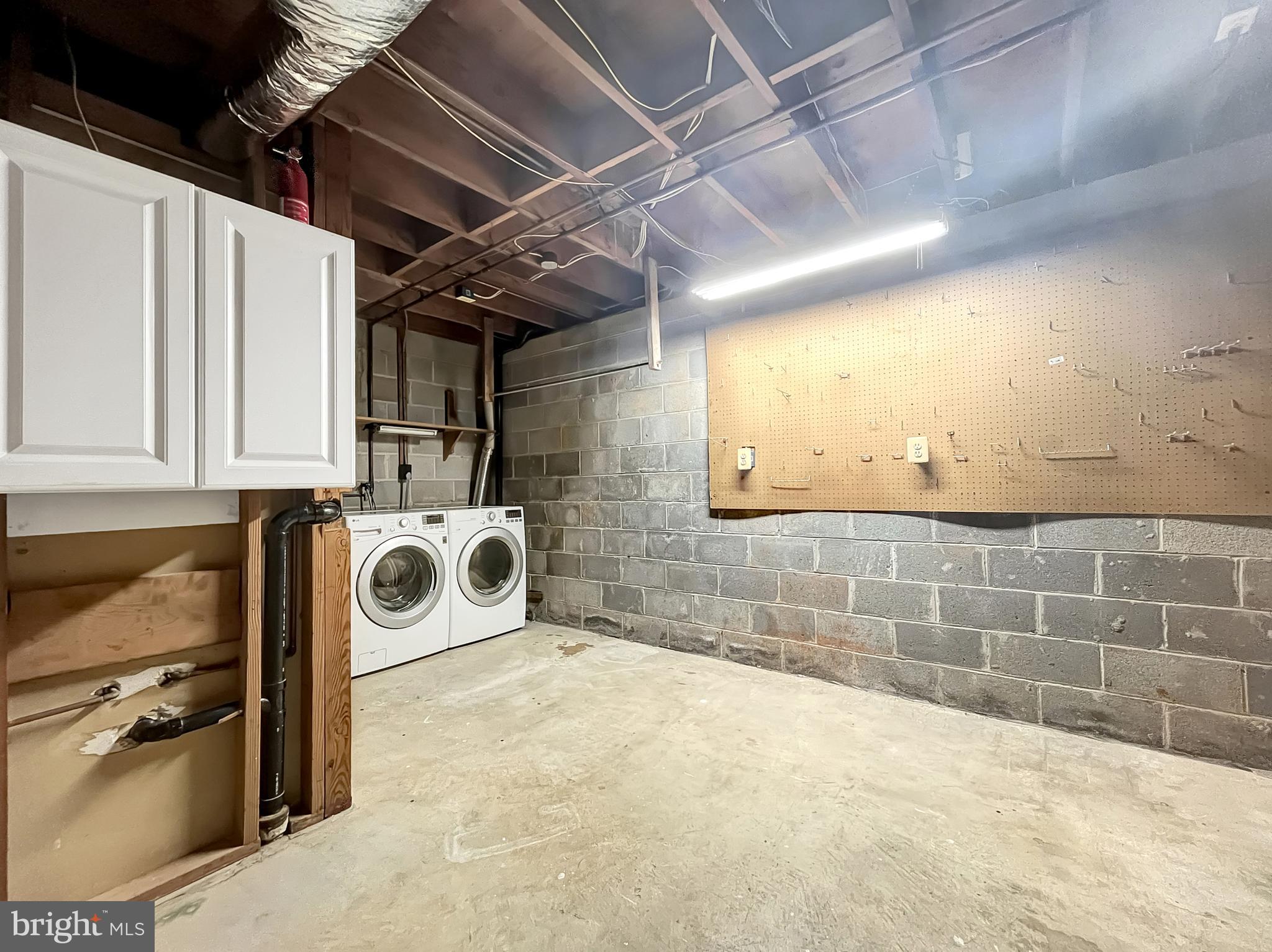 8802 Cameo Square Springfield, VA 22152 - Photo 34 of 50 Spacious Lower Level Utility Room