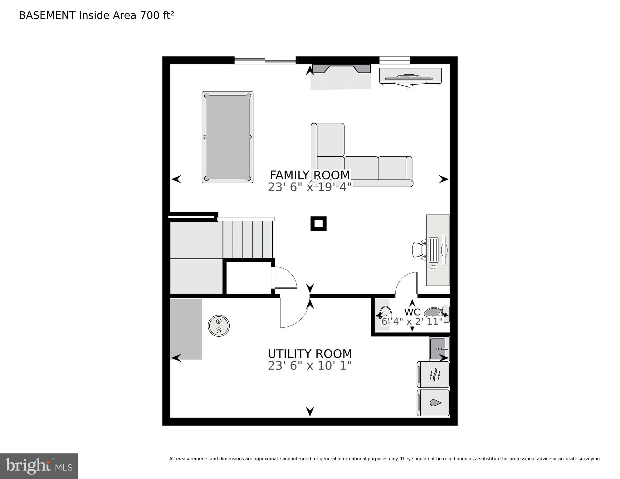 8802 Cameo Square Springfield, VA 22152 - Photo 50 of 50 Lower Level Floor Plans