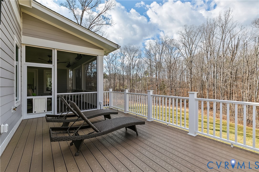 3831 Grayscott Way Midlothian, VA 23113 - Photo 28 of 47 a view of balcony with wooden floor and outdoor space