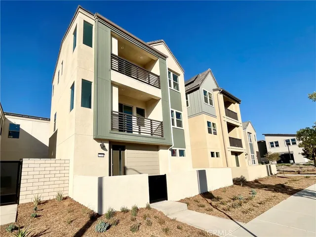a front view of a building with road