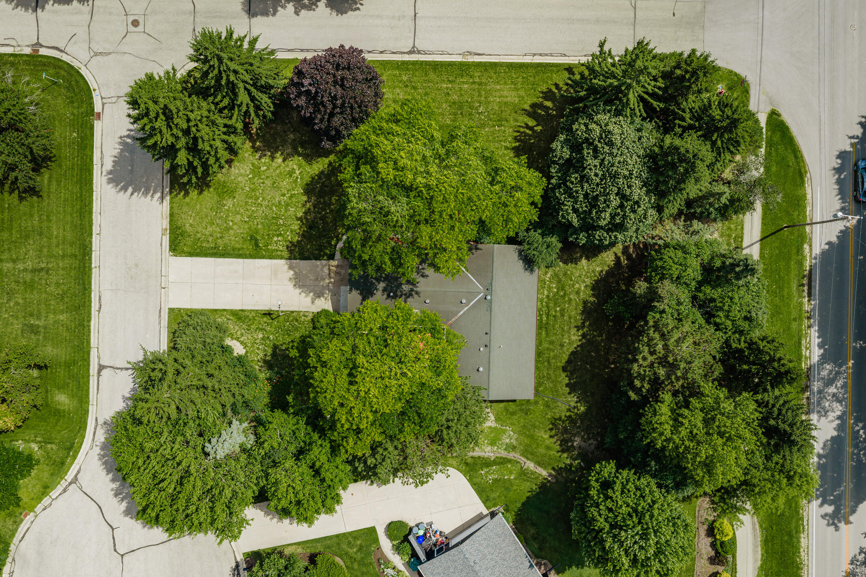 13960 James Street Brookfield, WI 53005 - Photo 41 of 44 Aerial View of Home