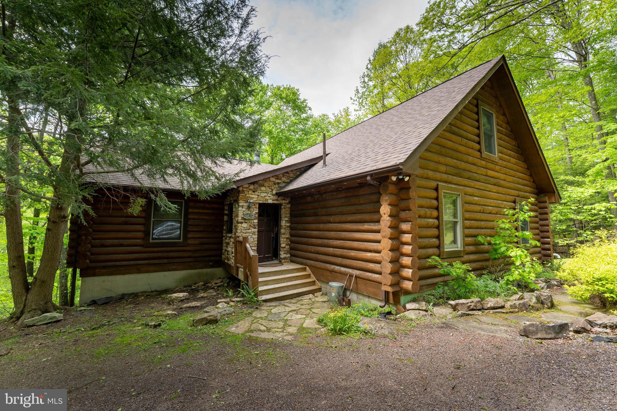 969 Hoyes Run Road McHenry, MD 21541 - Photo 2 of 56 Built of full western 10' logs throughout