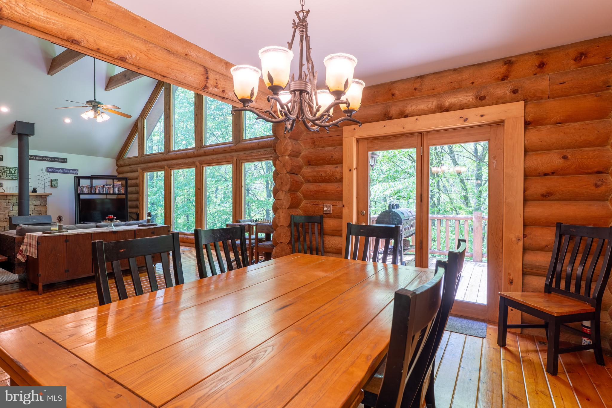 969 Hoyes Run Road McHenry, MD 21541 - Photo 24 of 56 Additional slider to deck from dining