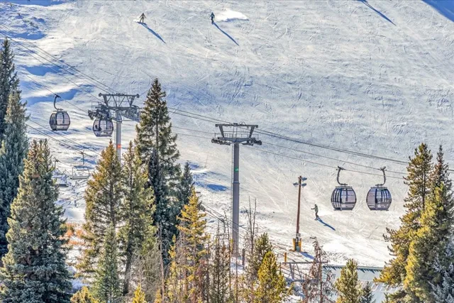a view of a city with tall buildings