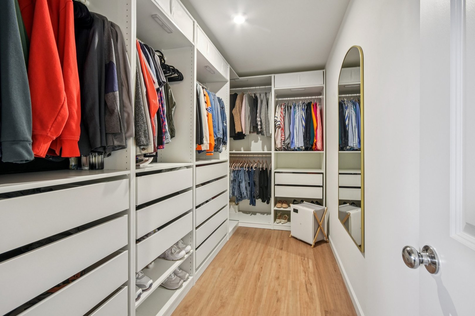600 Alpine Drive Algonquin, IL 60102 - Photo 27 of 40 a view of walk in closet with clothes and shoes