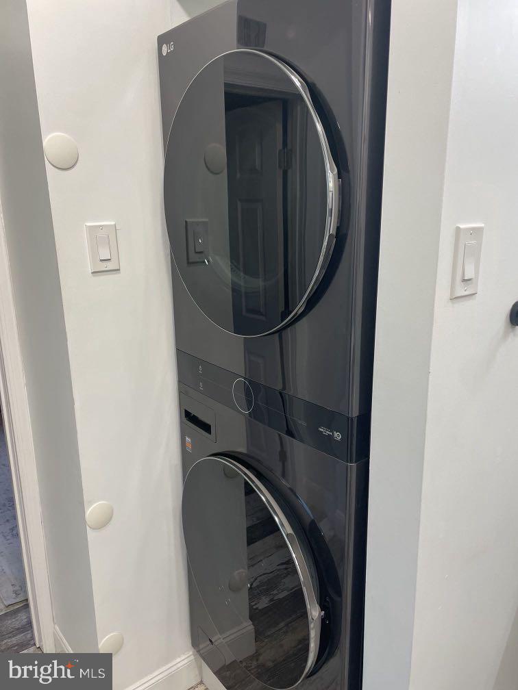 604 Rocky Ridge Road Spring Grove, PA 17362 - Photo 33 of 47 Sleek stacked washer and dryer unit.