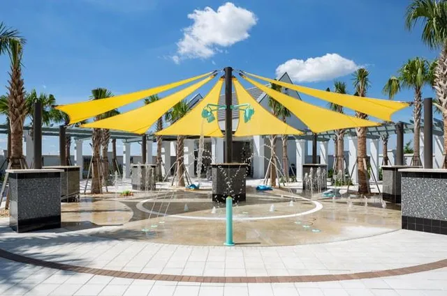 a view of a street with houses
