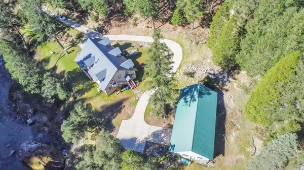 a view of a house with a garage