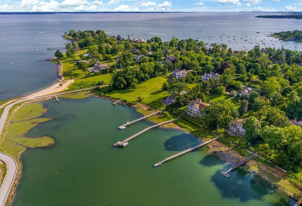 123 Long Neck Point Road Darien, CT 06820 - Photo 38 of 41 a view of a lake