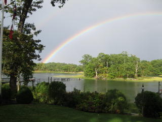 123 Long Neck Point Road Darien, CT 06820 - Photo 40 of 41 a view of lake with green space