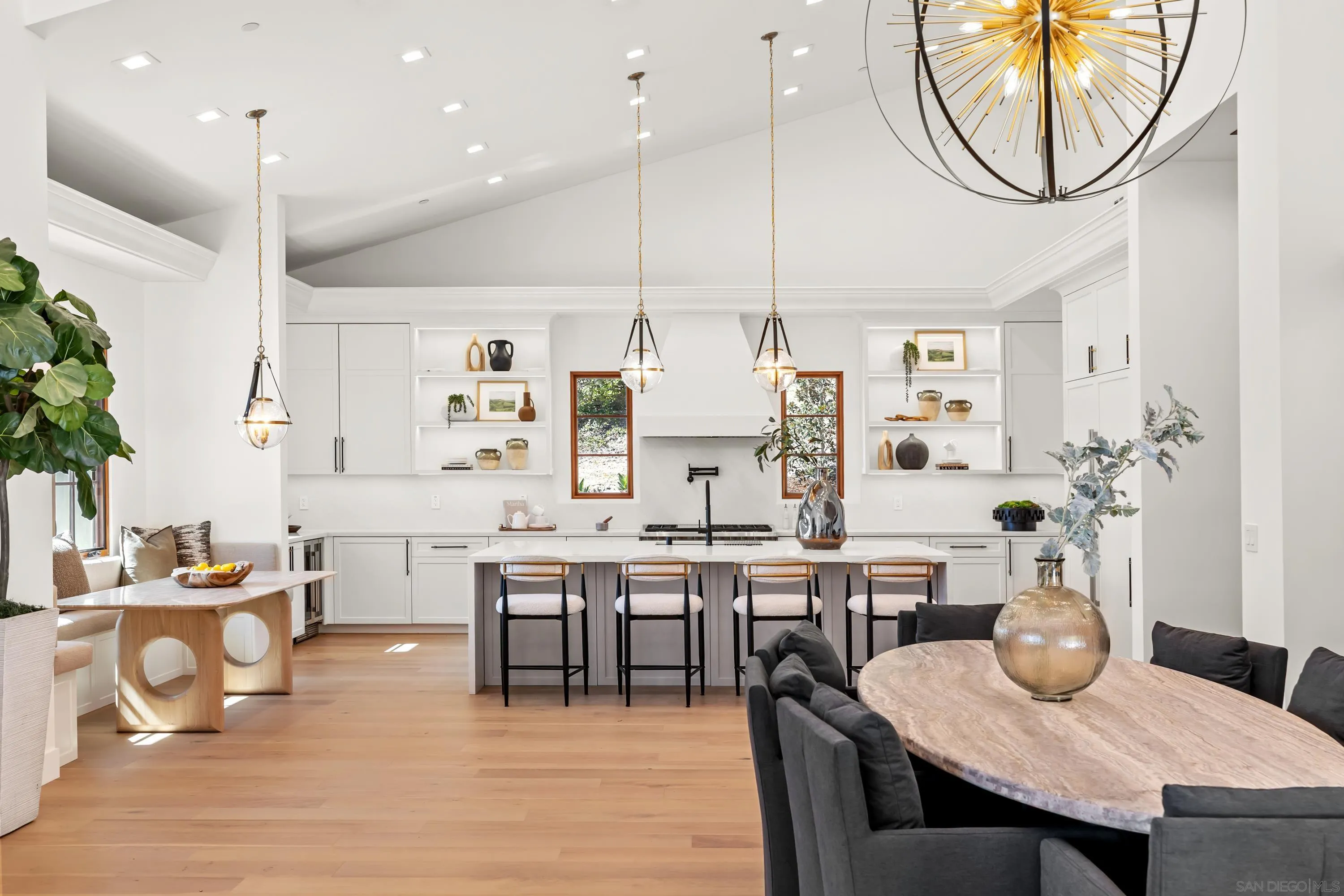 5758-60 Las Palomas Rancho Santa Fe, CA 92067 - Photo 23 of 64 a view of a dining room with furniture